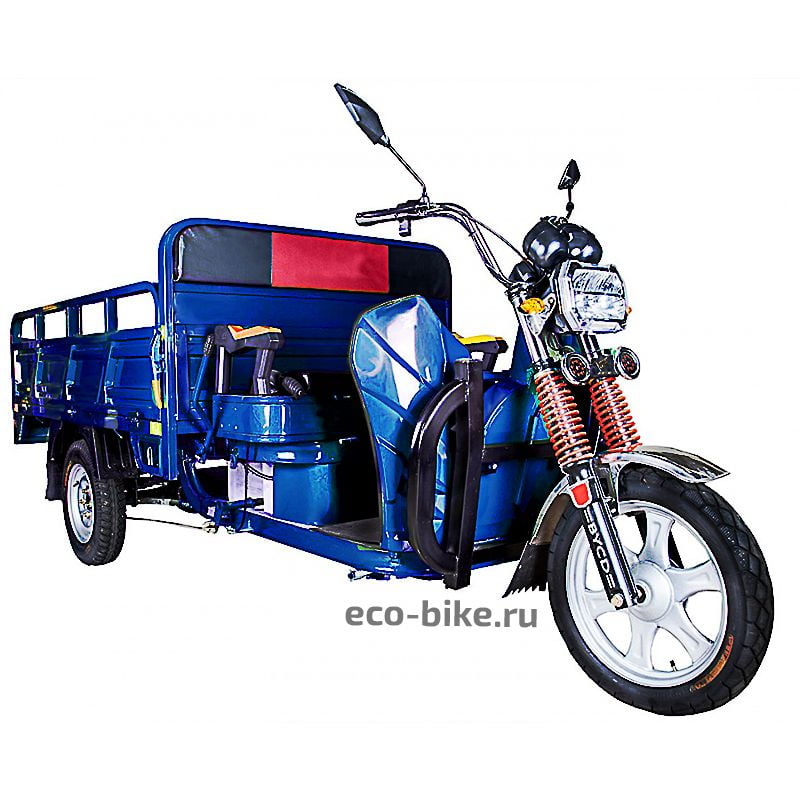 Грузовая электрическая тележка(электротрицикл) Rutrike JB 2000 60V1500W